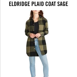 NWT Steve Madden Eldridge plaid coat